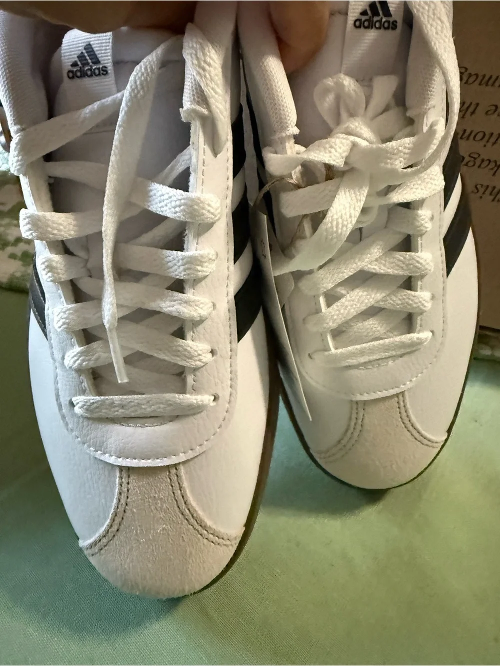 adidas clean white
